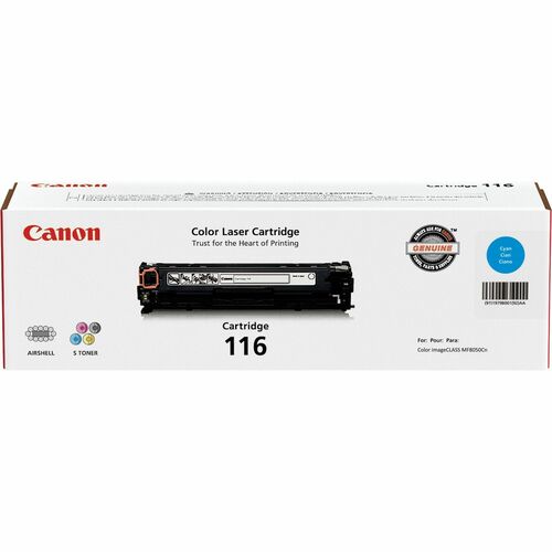Canon  Toner Cartridge 116, 1500 Page Yield, Cyan