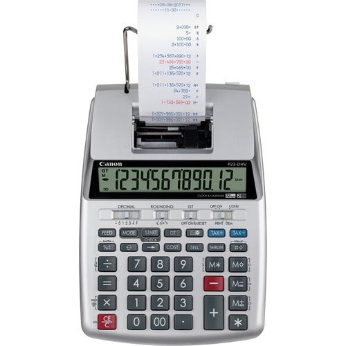 Canon  Printing Calculator, 12-Digit, 6-2/5"Wx9-1/10"Lx2-1/5"H, SR