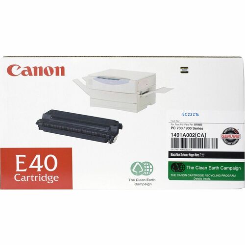 Canon  Toner Cartridge, f/ PC Copiers, 4000 Page Yield, Black