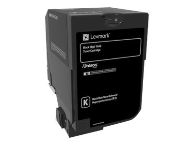 LEXMARK CS725DE HI YLD BLACK TONER