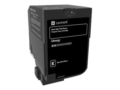LEXMARK CS725DE HI RETURN PROG BLACK