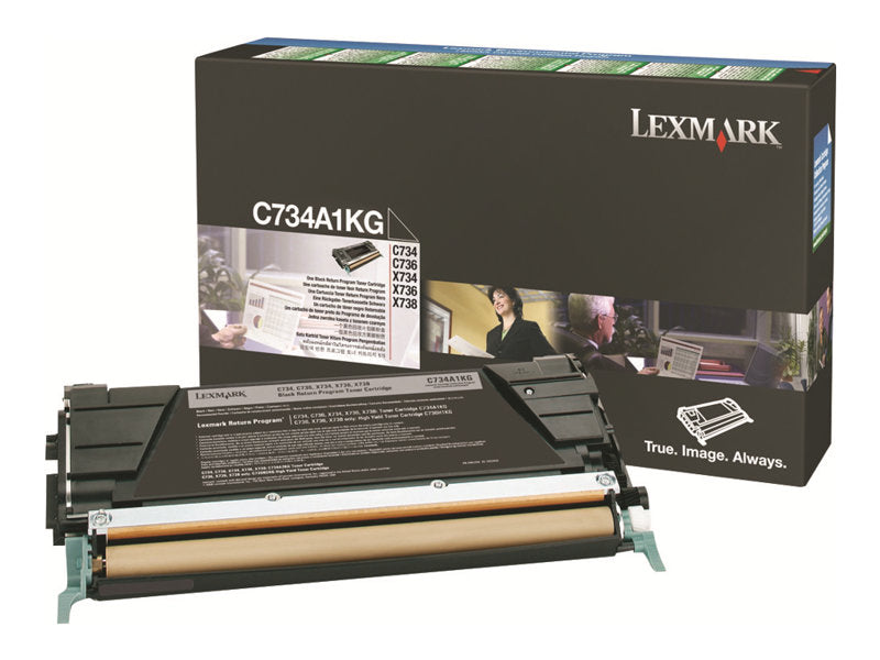 LEXMARK C734N SD RETURN PROG BLACK