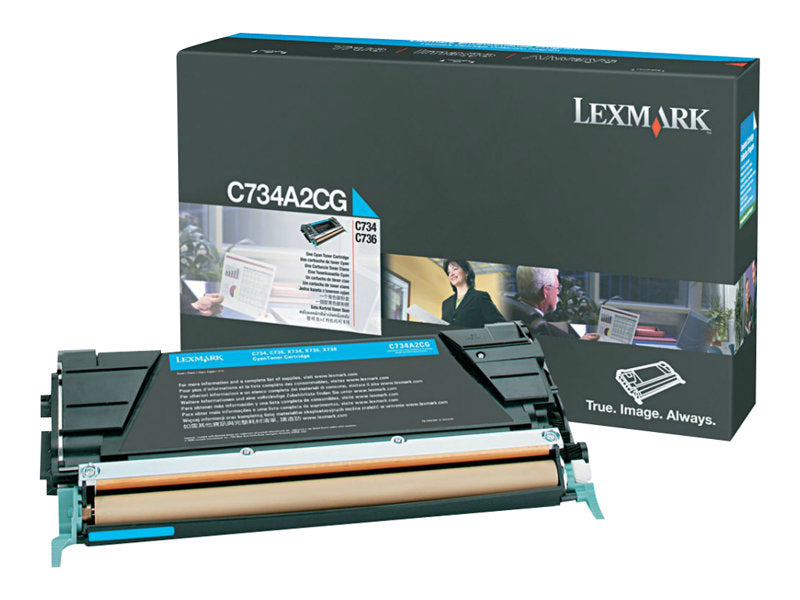 LEXMARK C734N SD YLD CYAN TONER