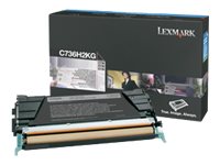 LEXMARK C736DN HI YLD BLACK TONER
