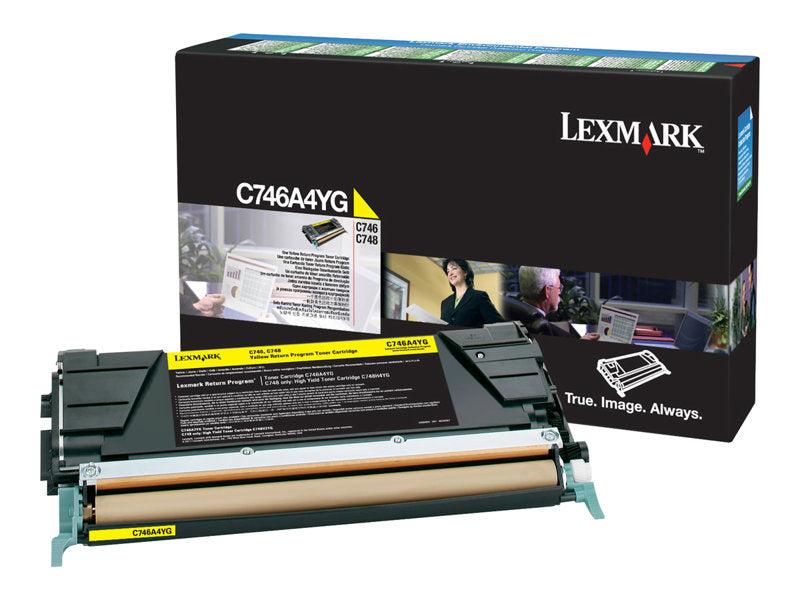 LEXMARK C746N SD RETURN PROG YELLOW