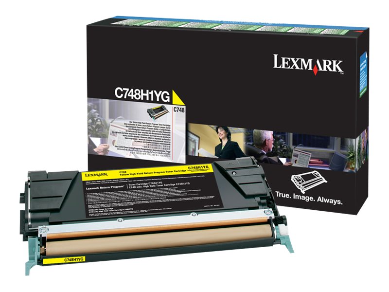 LEXMARK C748E HI RETURN PROG YELLOW