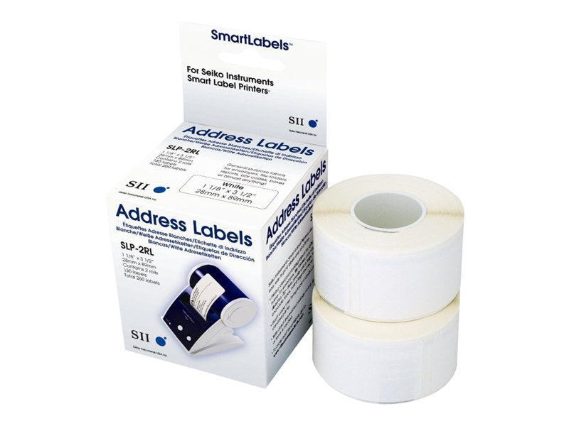 SEIKO THERMAL LABEL WHT 2-130CT  ADDRESS 1 X 3.5