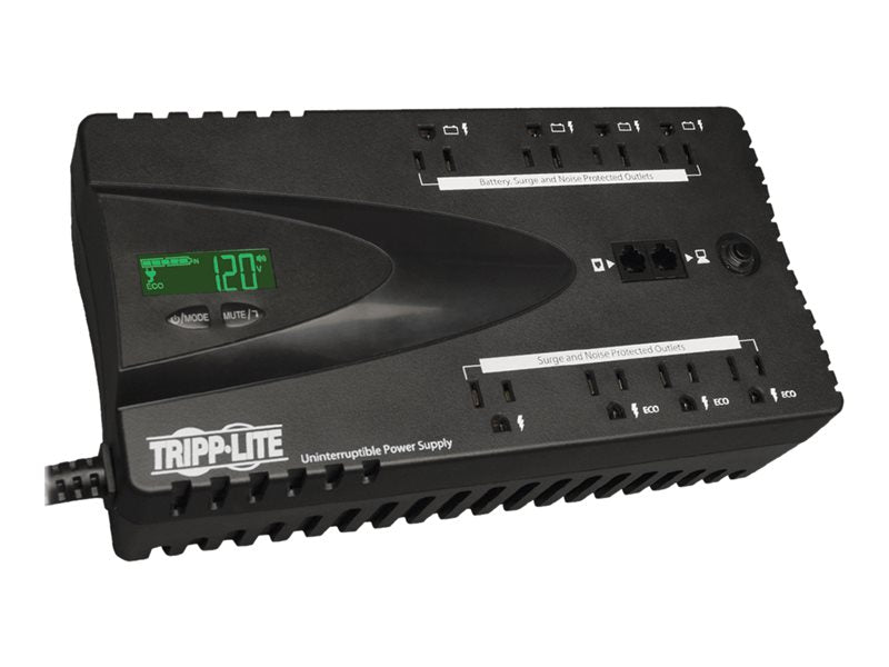 TRIPPLITE 8-OUTLET LCD ENERGY-SAVING UPS SURGE