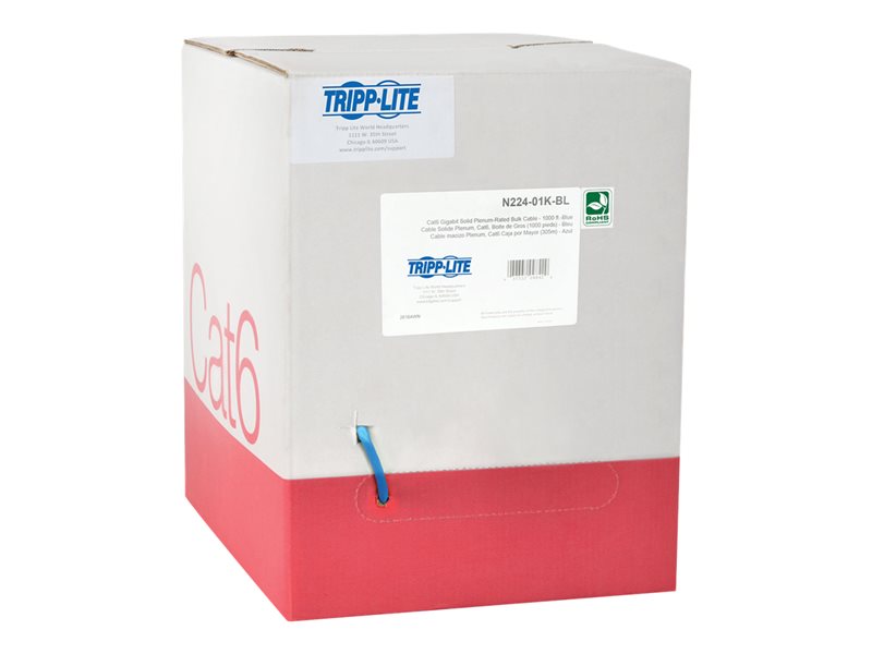 TRIPPLITE CAT6 GIG BULK 1000' TAA CMP CABLE BLUE