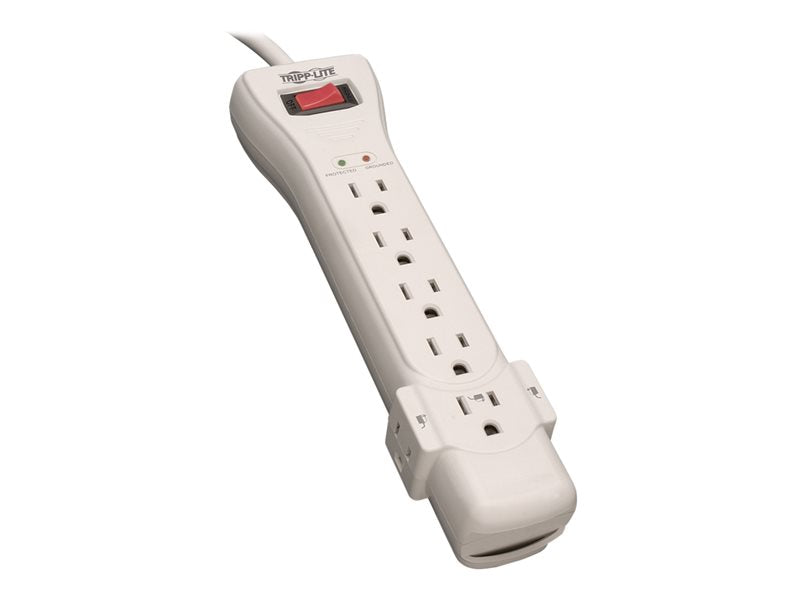 TRIPPLITE 7-OUT 7' CORD SURGE SUPPRESSOR-GRAY
