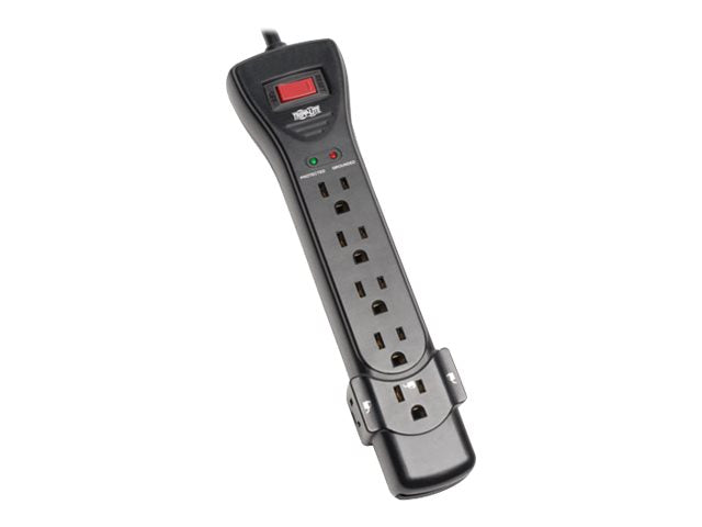 TRIPPLITE 7-OUT 7' CORD SURGE SUPPRESSOR-BLACK