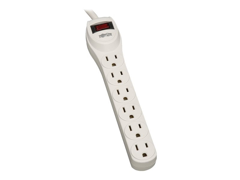 TRIPPLITE 6-OUT 2' CORD SURGE SUPPRESSOR-GRAY