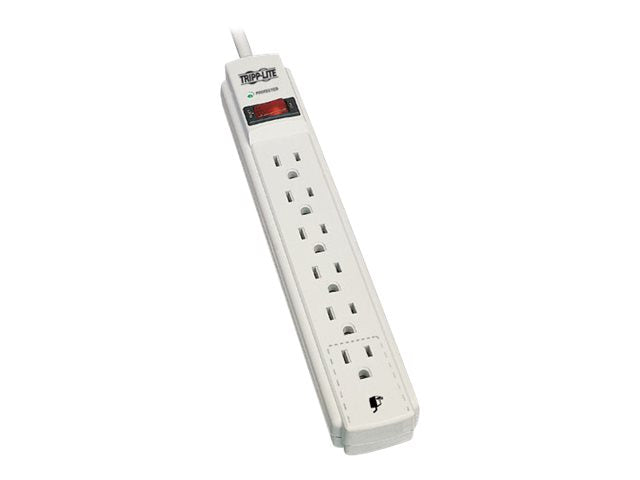 TRIPPLITE 6-OUT 8' CORD SURGE SUPPRESSOR-GRAY