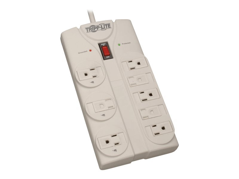 TRIPPLITE 8-OUT 8' CORD SURGE SUPPRESSOR-GRAY