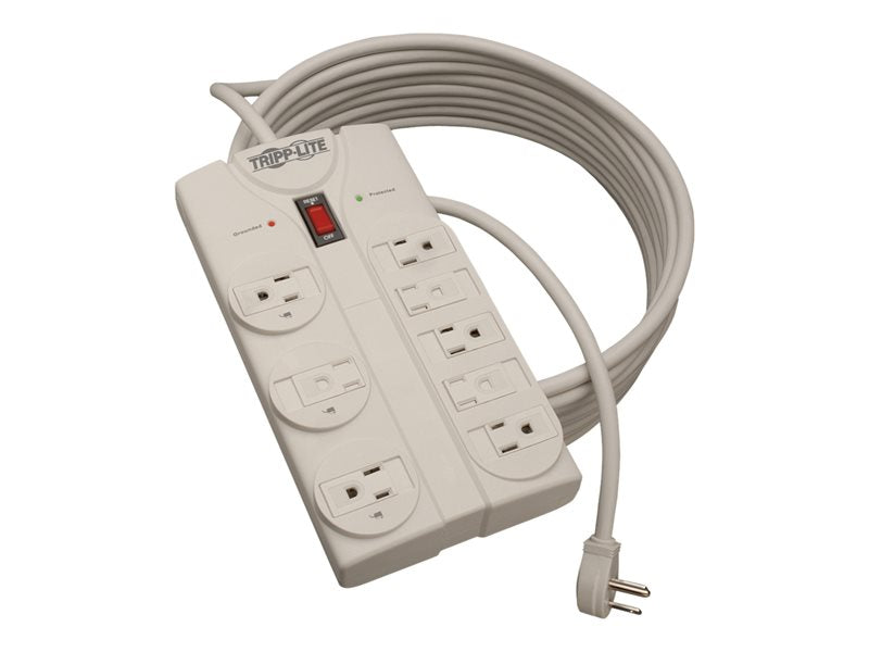 TRIPPLITE 8-OUT 25' CORD SURGE SUPPRESSOR-GRAY