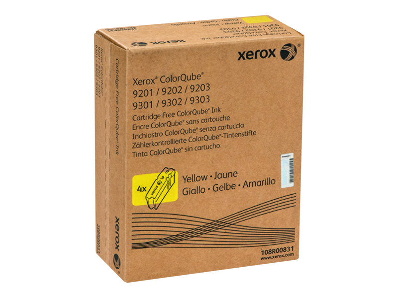 XEROX COLORQUBE 9201  4PK SD YELLOW INK STICK