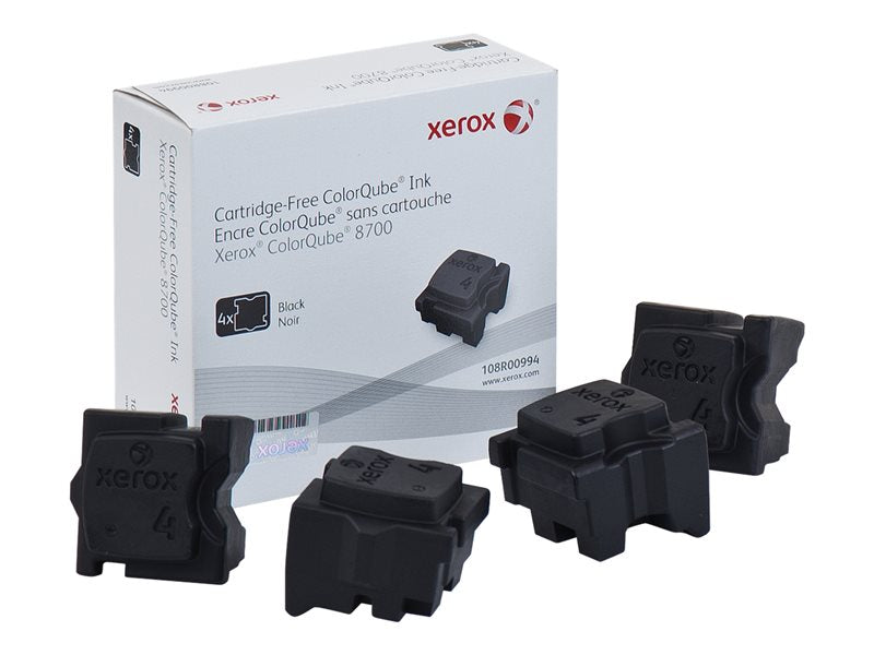 XEROX COLORQUBE 8700  4PK SD BLACK INK STICKS
