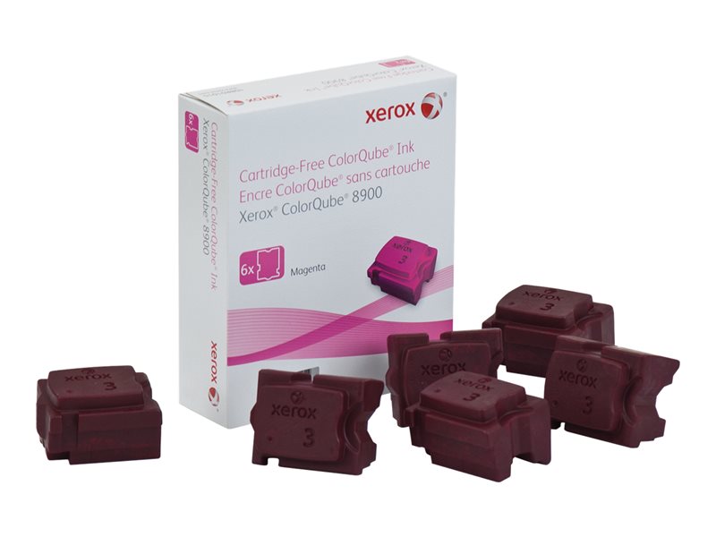 XEROX COLORQUBE 8900  6PK SD MAGNTA INK STICK