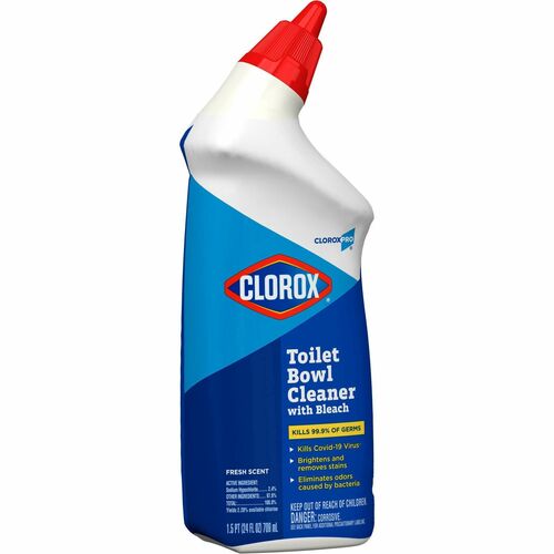 Clorox Company  Toilet Bowl Cleaner,w/Bleach,24oz,Fresh Scent