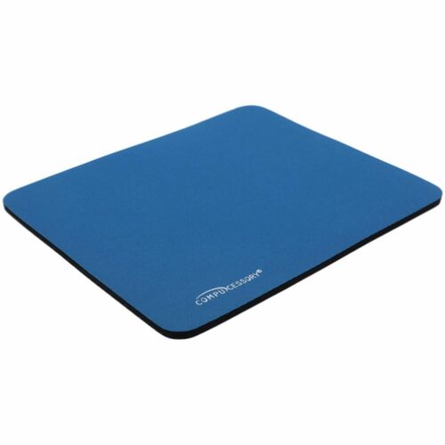 Compucessory  Economy Mouse Pad, Nonskid Rubber Base, 9-1/2"x8-1/2", Blue