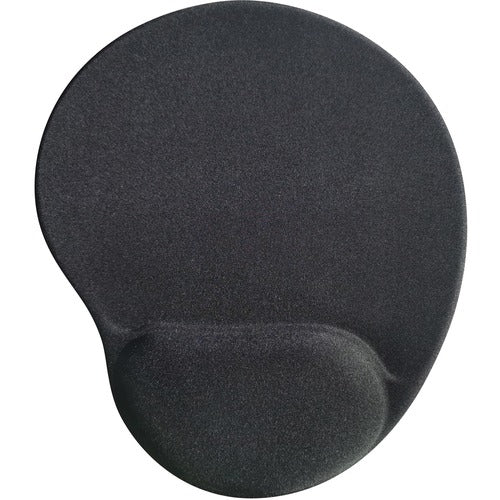 Compucessory  Gel Mouse Pad, Wrist Rest, 9"x10"x1", Black