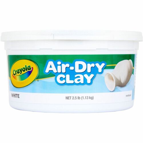 Crayola  Air-Dry Clay, 2.5lb, Nontoxic, White