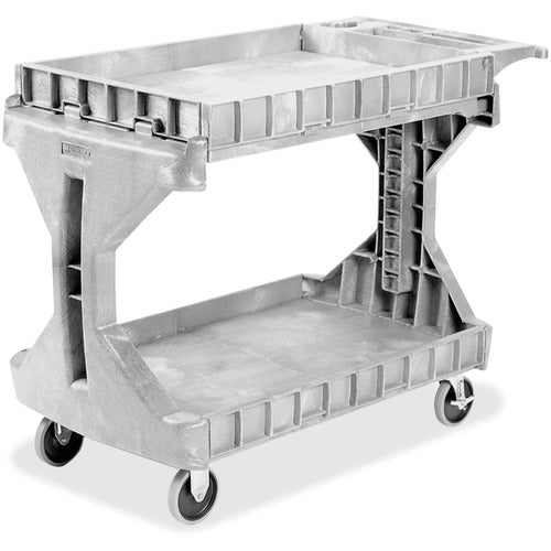 Akro-Mils  Utility Cart,Foam Plastic,400 lb. Capacity,24"x45"x35",Gray