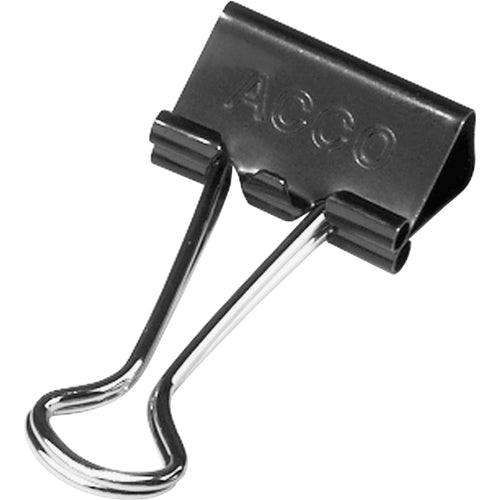 ACCO  Binder Clips, Small, 3/4"W, 5/16" Capacity, BKSR