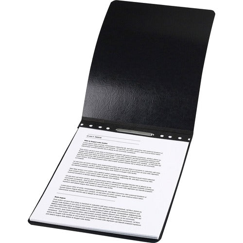 ACCO  Reinforced Report Cover, 3" Cap, 4-1/4" C-C, 8-1/2"x11",BK