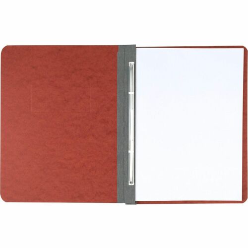 ACCO  Pressbrd Report Cover, 8-1/2cc, 3" Cap., 8-1/2"x11",Rust Red