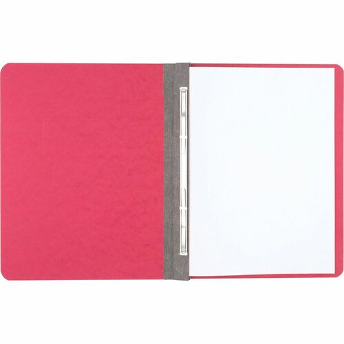 ACCO  Pressbrd Report Cover, 8-1/2cc, 3" Cap., 8-1/2"x11",Exec.Red