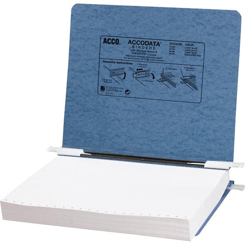 ACCO  Data Processing Binder, 6" Cap, 11"x8-1/2", Light Blue
