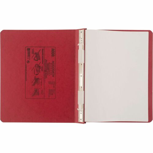 ACCO  Data Processing Binder, 6" Cap, 11"x8-1/2", Executive Red