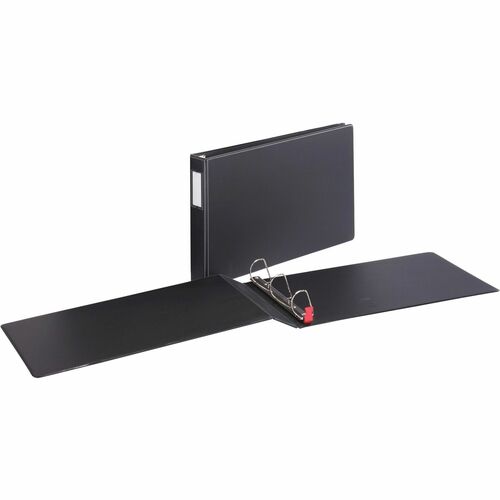 Cardinal  D-Ring Reference Binder, Hvy-Duty, 1" Cap.,11"x17", BK