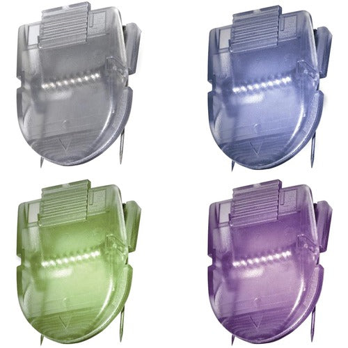Advantus Corp.  Panel Wall Clips, 40 Sheet Capacity, 20/BX, AST Metallic