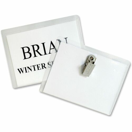 C-Line  Badge Kit,Laser/Inkjet,Clip-Style,3"x4",96/BX,CL