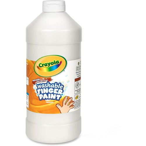 Crayola  Finger Paint, Washable, 32oz, White