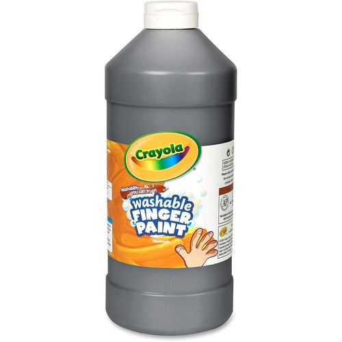 Crayola  Finger Paint, Washable, 32oz, Black