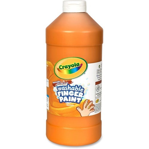 Crayola  Finger Paint, Washable, 32oz, Orange