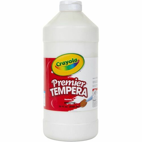 Crayola  Tempera Paint, Premier, 32oz, White