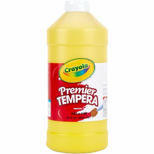 Crayola  Tempera Paint, Premier, 32oz, Yellow