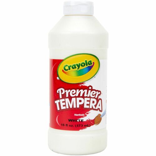 Crayola  Tempera Paint, Premier, 16oz., White