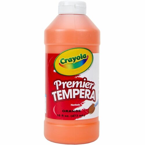 Crayola  Tempera Paint, Premier, 16oz., Orange