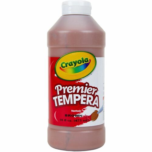 Crayola  Tempera Paint, Premier, 16oz., Brown
