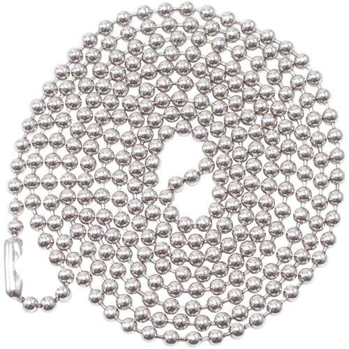Advantus Corp.  ID Badge Chain, 36", 100/BX, Metallic