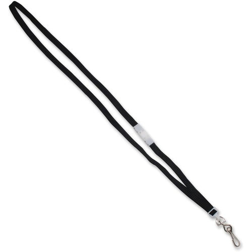 Advantus Corp.  Lanyard w/ J-Hook,Breakaway FTR, 36", 24/BX, Black