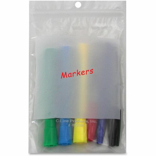 C-Line  Small Parts Bag,Write-On,Reclosable,Poly,5"x8",1000/CT,CL