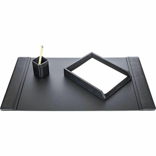Dacasso  Desk Set,3 Pc,Chocolate,34-3/4"x20-3/4"x5-2/5",BK