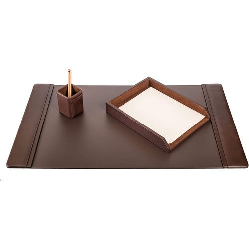 Dacasso  Desk Set,3 Pc,Chocolate,34-3/4"x20-3/4"x5-2/5",BN