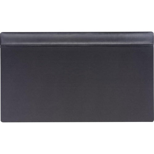 Dacasso  Desk Pad, w/ Top-Rail, 20"Wx34"Lx1/2"H, Black